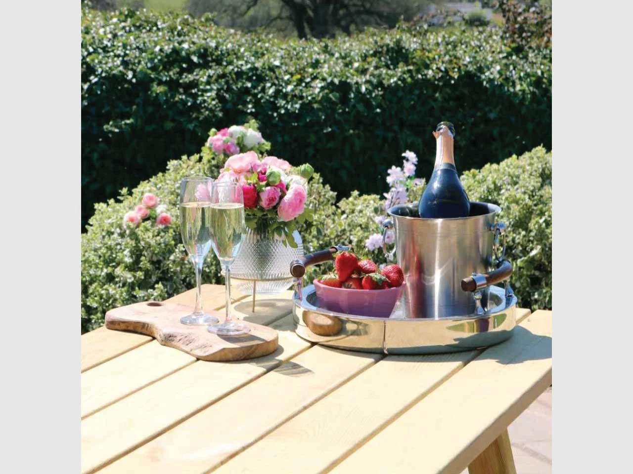 Charlotte Rectangle Table, 1 Bench & 2 Chair Set - Image 7