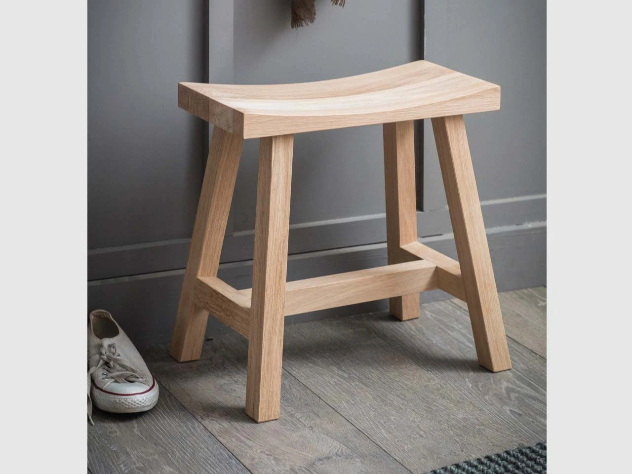Clockhouse Stool - Raw Oak