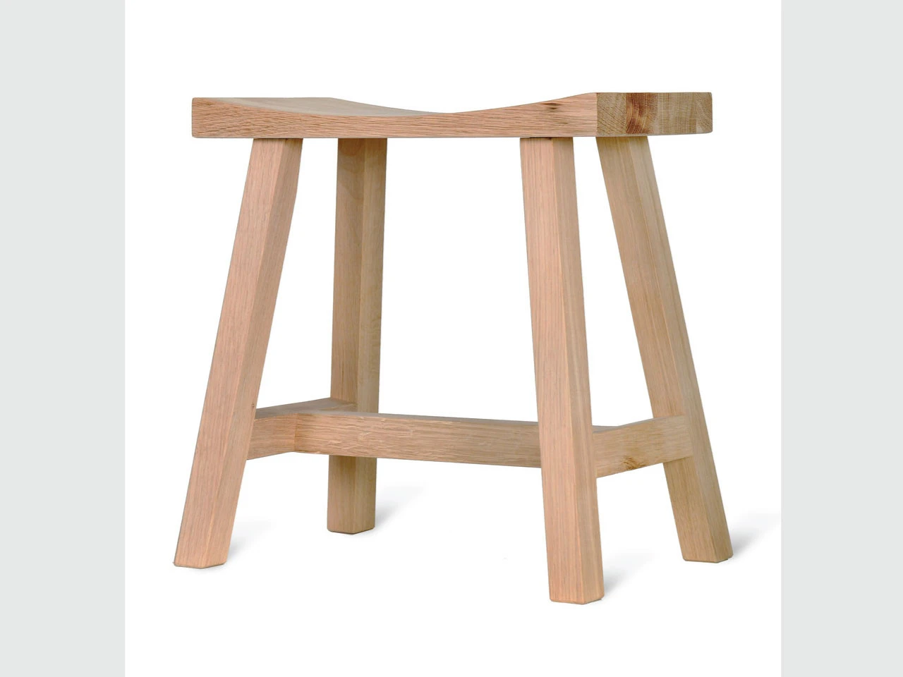 Clockhouse Stool - Raw Oak - Image 3