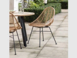 Pair Of Hampstead Scoop Chairs - PE Bamboo