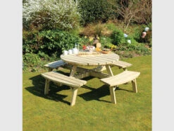 Rose Round Picnic Table