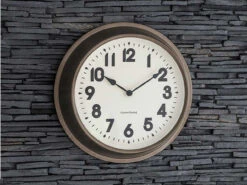 Broadway Wall Clock - Gunmetal