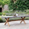 Burford Table, Large In Grey - Polystone