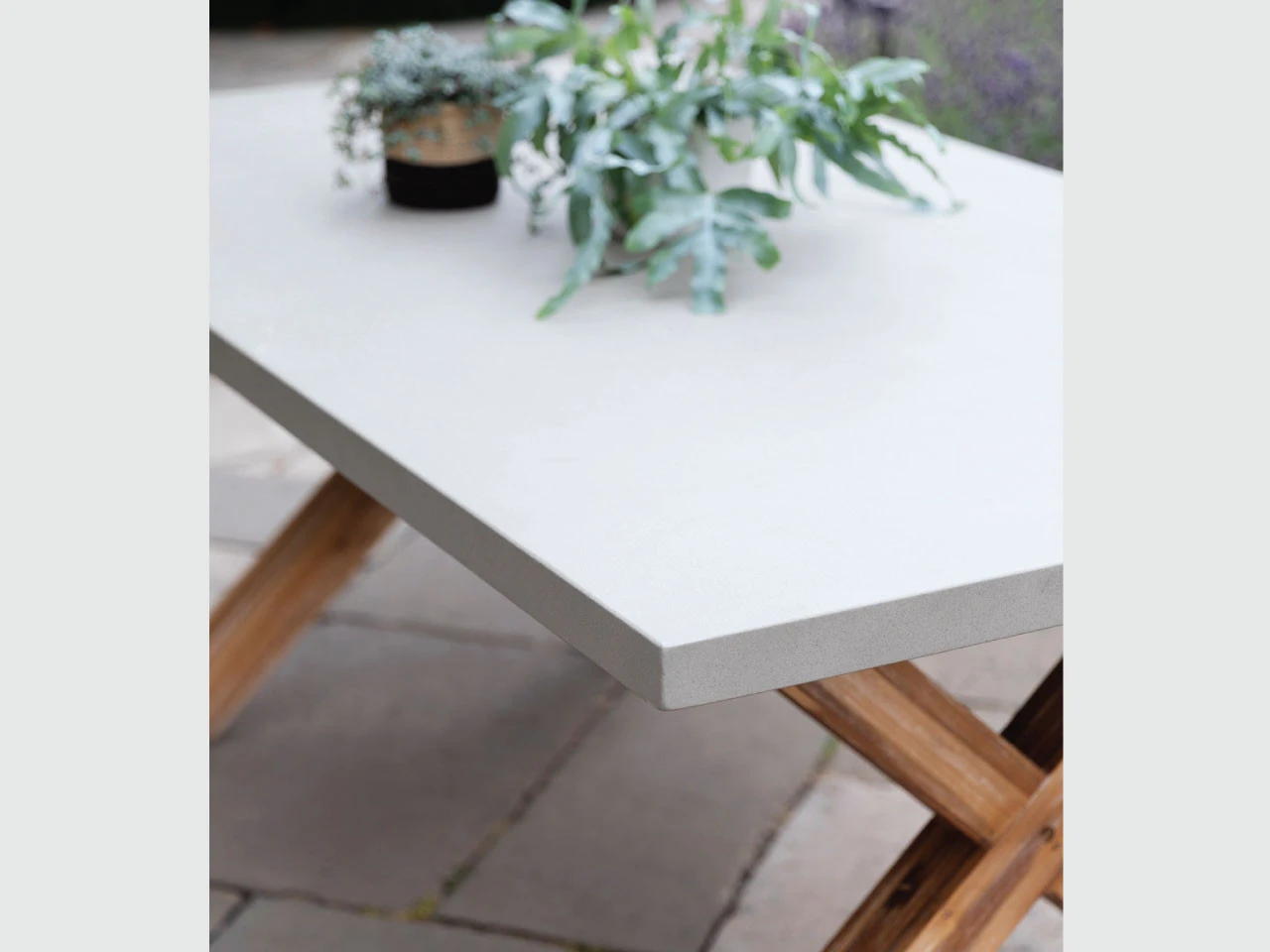 Burford Table, Small In Natural - Polystone - Image 2