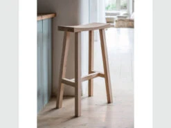 Tall Clockhouse Stool - Raw Oak