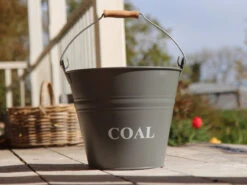 Fireside Coal Bucket - Slate Finish
