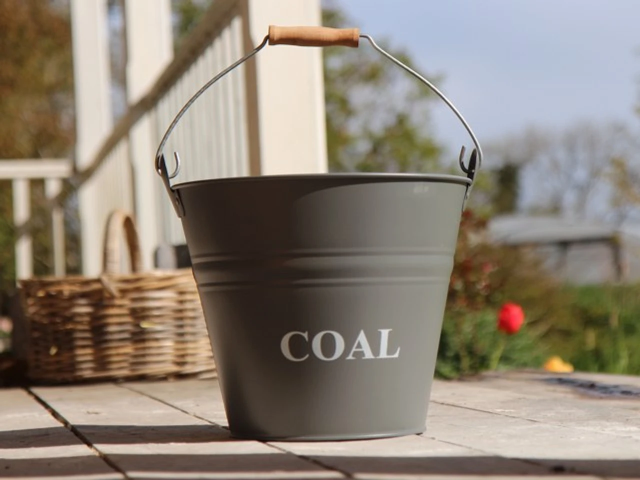 Fireside Coal Bucket - Slate Finish