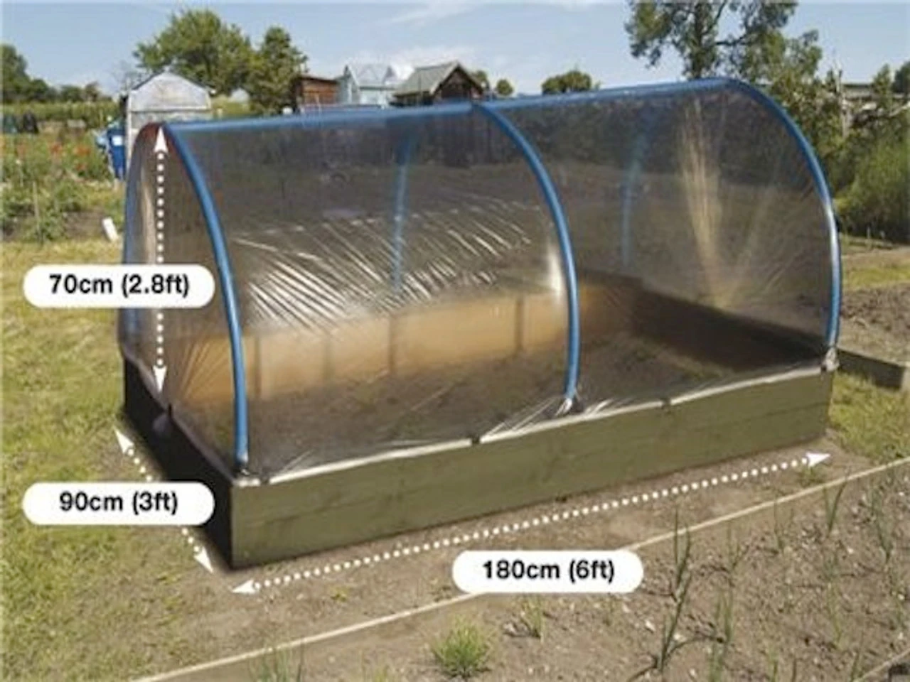 Complete Mini Polytunnel Kit With Poly Cover - Image 2