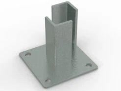 Durapost Bolt Down Option - Corner Bracket