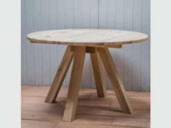 Hambledon Round Dining Table - Raw Oak