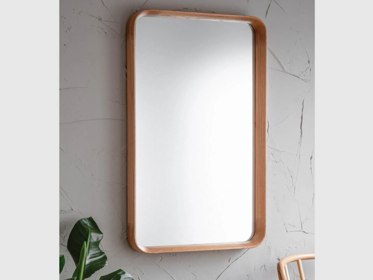 Hambledon Rectangular Mirror - Oak