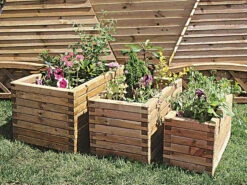 Royal Rectangular Planter Made Up