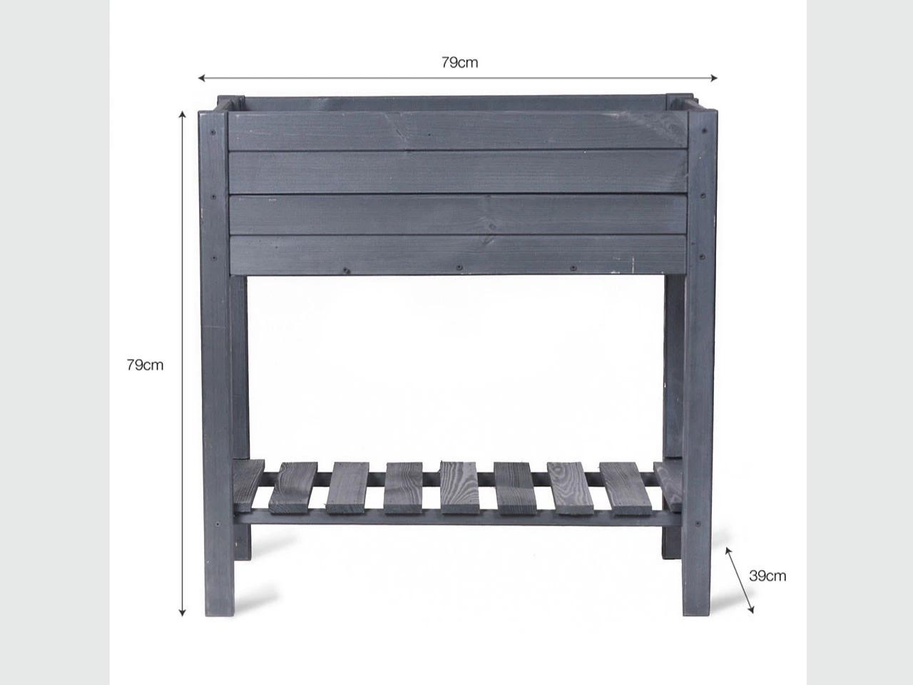 Latchmere Raised Planter 79cm - Pine - Image 2