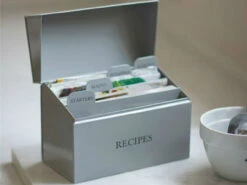 Recipe Box With Lid