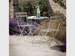 Rive Droite Bistro Set Small In Clay - Steel