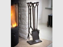 Fireside Set Of 4 Tools - Wrought Iron