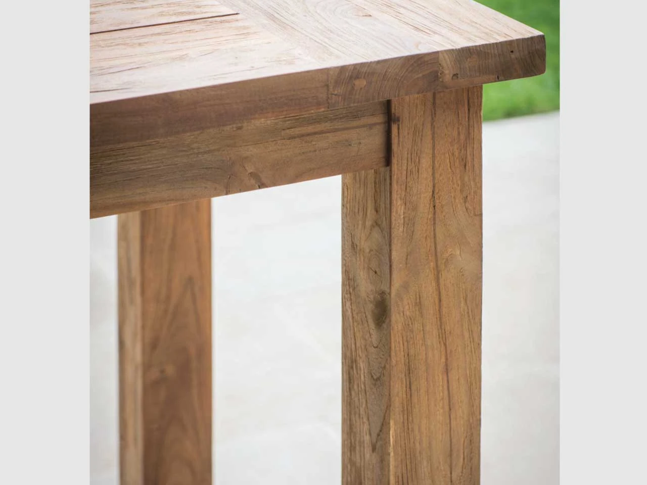 St Mawes Drinks/Planter Bar Table 180cm - Teak - Image 2