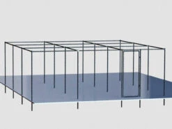 5.4m X 5.4m Heavy Duty Fruit Cage Kit Inc. Door