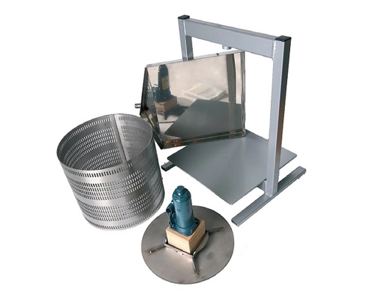 Vares 50 Litre Stainless Steel Hydraulic Fruit Press - Image 2